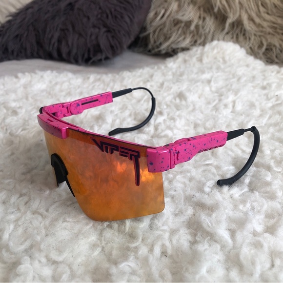 PIT VIPER The Miami Nights Intimidator 2000 Sunglasses Pink Blue - Picture 1 of 7